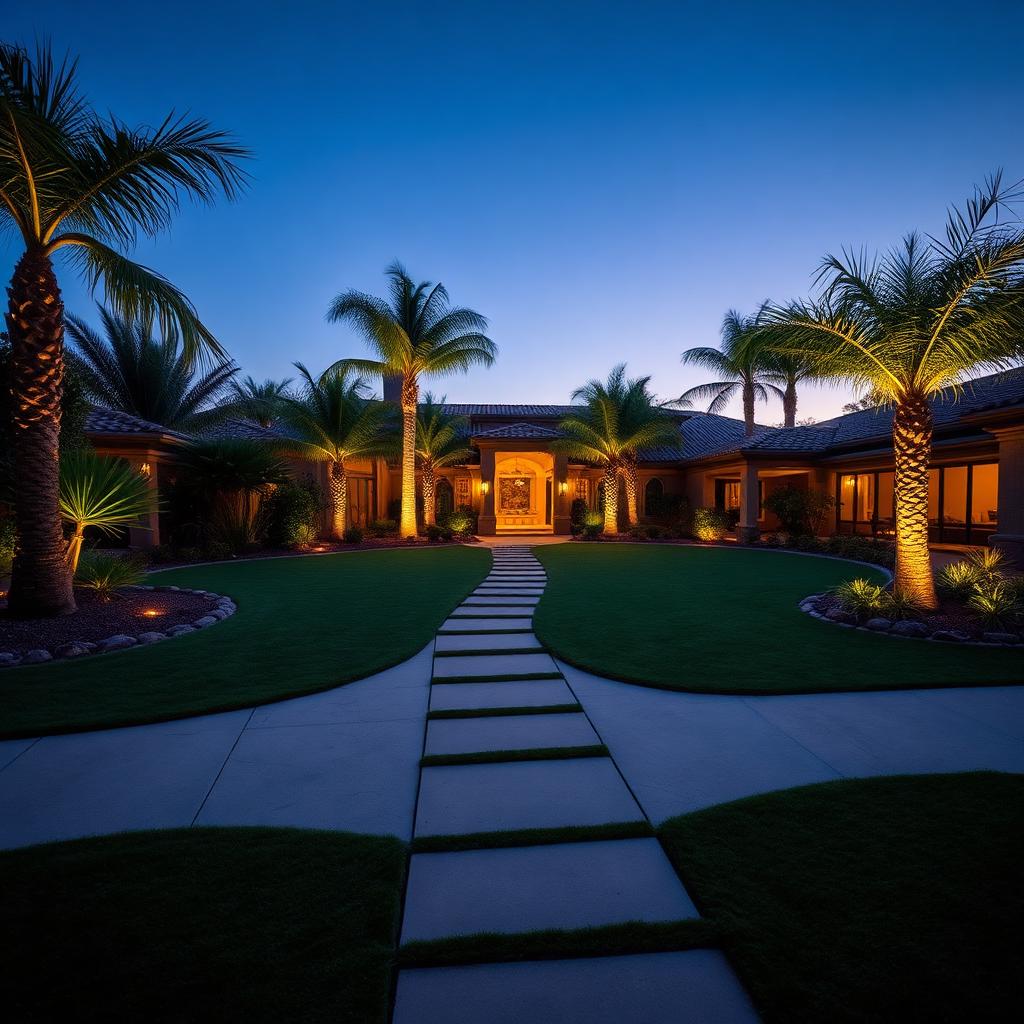 Completed Southern California estate build
